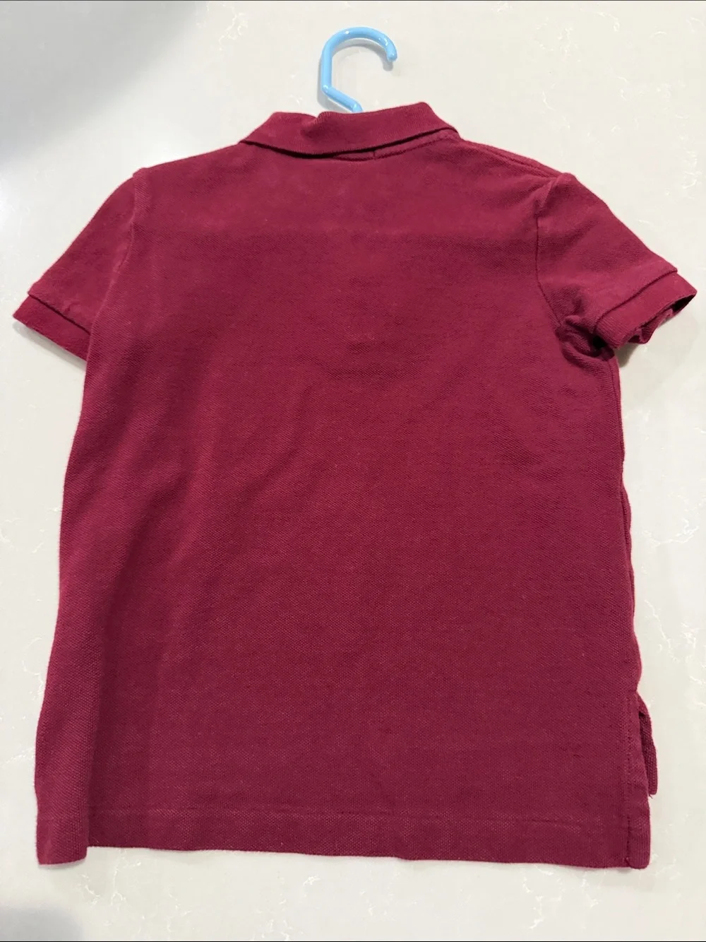 Ralph Lauren Maroon Polo with Yellow Pony - Kids